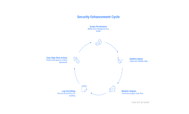 Security best practices illustration
