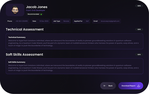 Get Detailed Candidate Reports